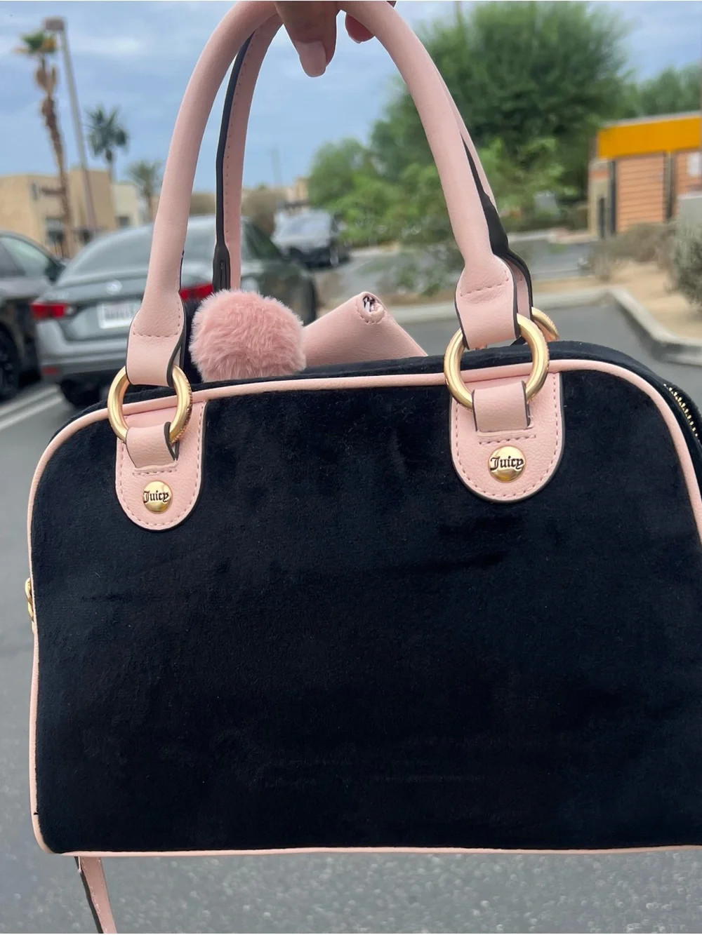 Juicy Couture black velvet